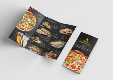 Branding, τρίπτυχο φυλλάδιο & Flyer