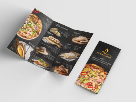 Branding, τρίπτυχο φυλλάδιο & Flyer